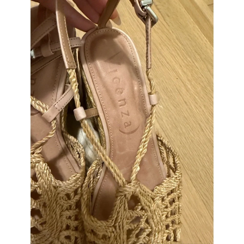 NEW! Anthropologie Vicenza Melissa Woven Platform Sandals - Picture 3 of 12